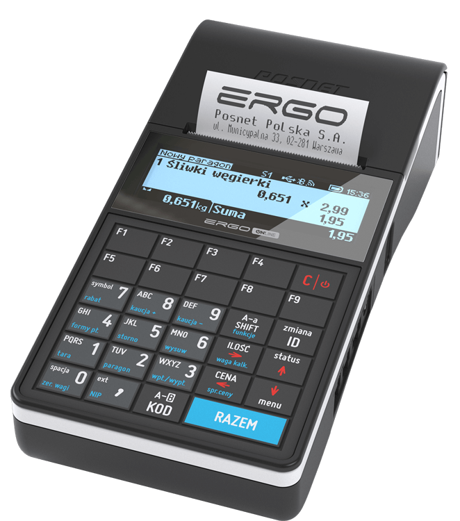 Mała, prosta w obsłudze kasa fiskalna POSNET